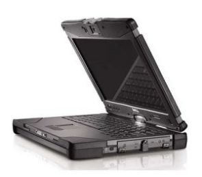 Military rugged laptop computers Dell E6400 XFR data sheet description information intelligence identification pictures photos images US Army United States defense Dell Latitude Fully Rugged Laptop with Ballistic Armor Details