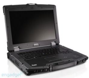 Military rugged laptop computers Dell E6400 XFR data sheet description information intelligence identification pictures photos images US Army United States defense Dell Latitude Fully Rugged Laptop with Ballistic Armor Details