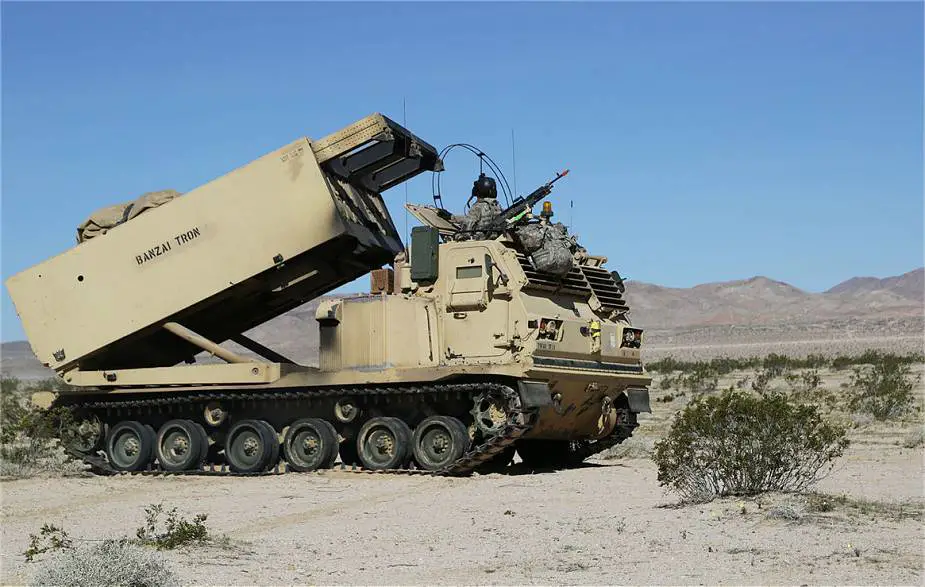 M270A1 MLRS 227mm Multiple Launch Rocket System rocket and missile United States 925 001