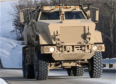 Caiman MTV MRAP BAE Systems multi theater mine resistant protected vehicle United States American front side view 450 001