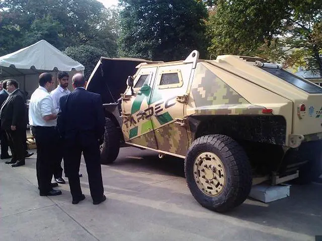 The Fuel Efficient Ground Vehicle Demonstrator, dubbed "FED Alpha," was on display this week in the Pentagon courtyard for an Energy & Sustainability Technology Fair. Last week it was on the exhibit floor at the 2011 Association of the U.S. Army Annual Meeting and Exposition