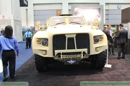 L ATV light wheeled combat vehicle United States American defence industry front view 450 001