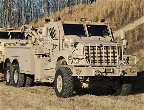 MaxxPro Wrecker MRAP Navistar armoured recovery vehicle data sheet description information specifications intelligence identification pictures photos images US Army United States American defense military mine protected 