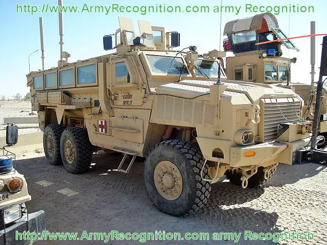 RG33 RG-33 HAGA Heavily Armoured Ground Ambulance data sheet specifications information description intelligence identification pictures photos images US Army United States American defense military BAE Systems 