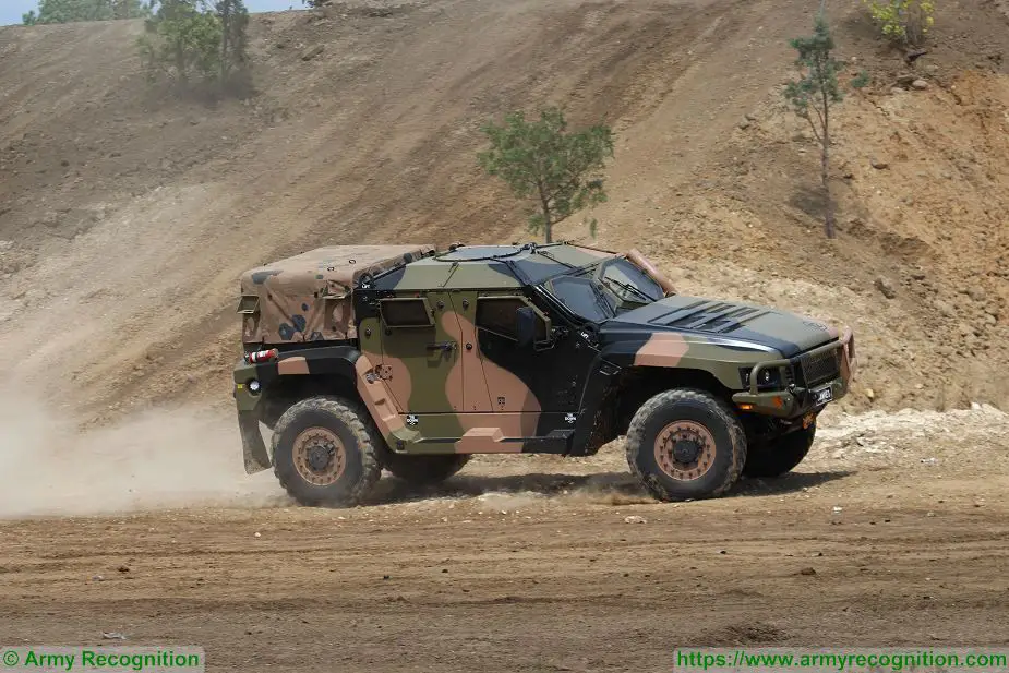 Hawkei PMV L 4x4 light wheeled high mobility protected vehicle Thales Australia Australian army 925 001