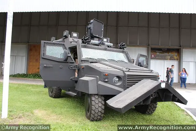 The Nimr internal Security Vehicle - 4X4 is a fast deployment riot control troop carrier. The vehicle is designed for use over all types of roads as well as in all weather conditions. Designed to carry up to 8 equipped troops,the 6 back seats are facing to the outside. 
