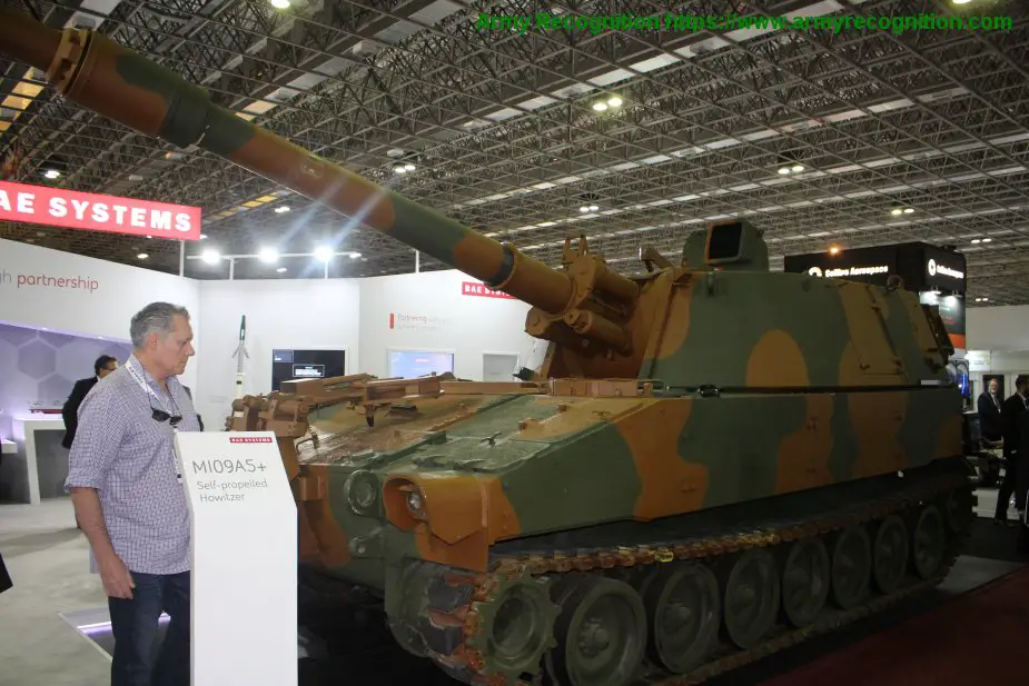 LAAD 2019 BAE Systems showcased its M109A5