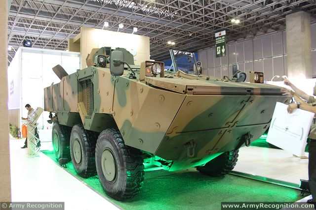 VBTP-MR VBTP Iveco wheeled armoured vehicle technical data sheet description information intelligence pictures photos images identification Brazilian army brazil Iveco Defence Vehicles