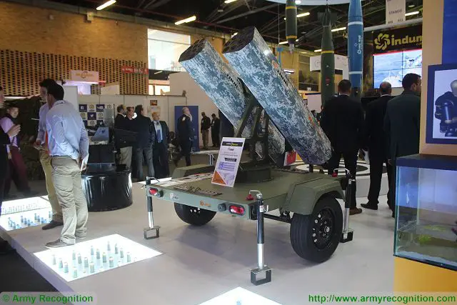 Drakon 70 12H mobile rocket station ExpoDefensa 2015 International Exhibition of Defense and Security in Colombia 640 001