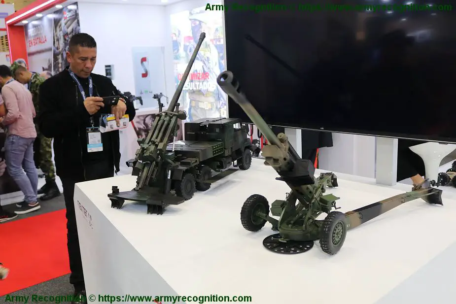 Nexter Systems promotes its modern artillery systems for Latin America countries ExpoDefensa 2019 925 001