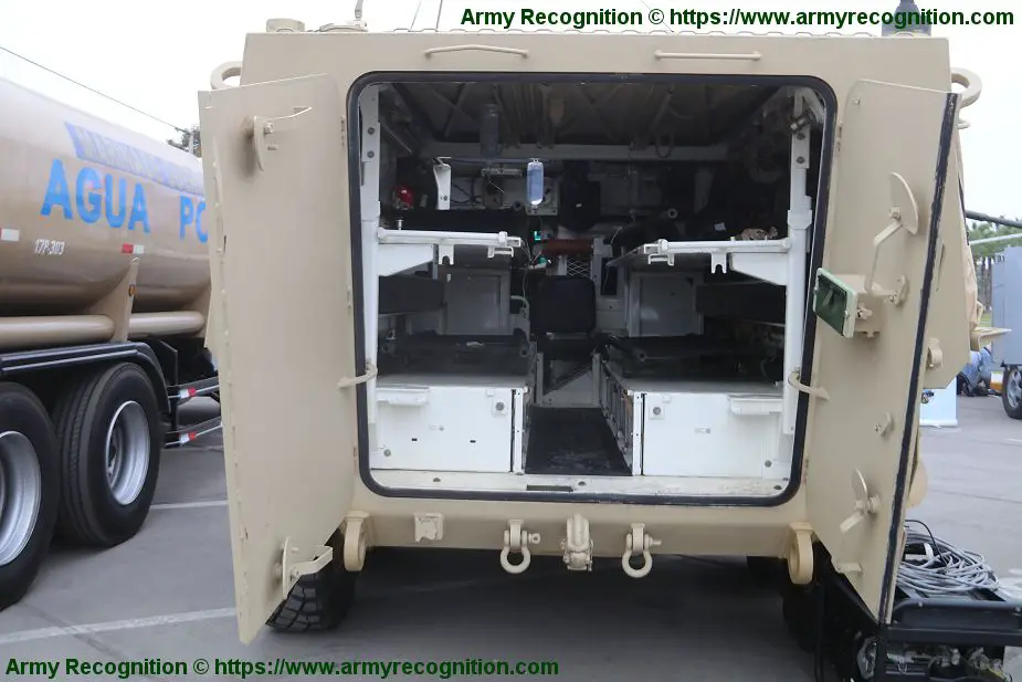 LAV II 8x8 armored ambulance in service with Peruvian Naval Infantry Units Lima Peru SITDEF 2019 925 002
