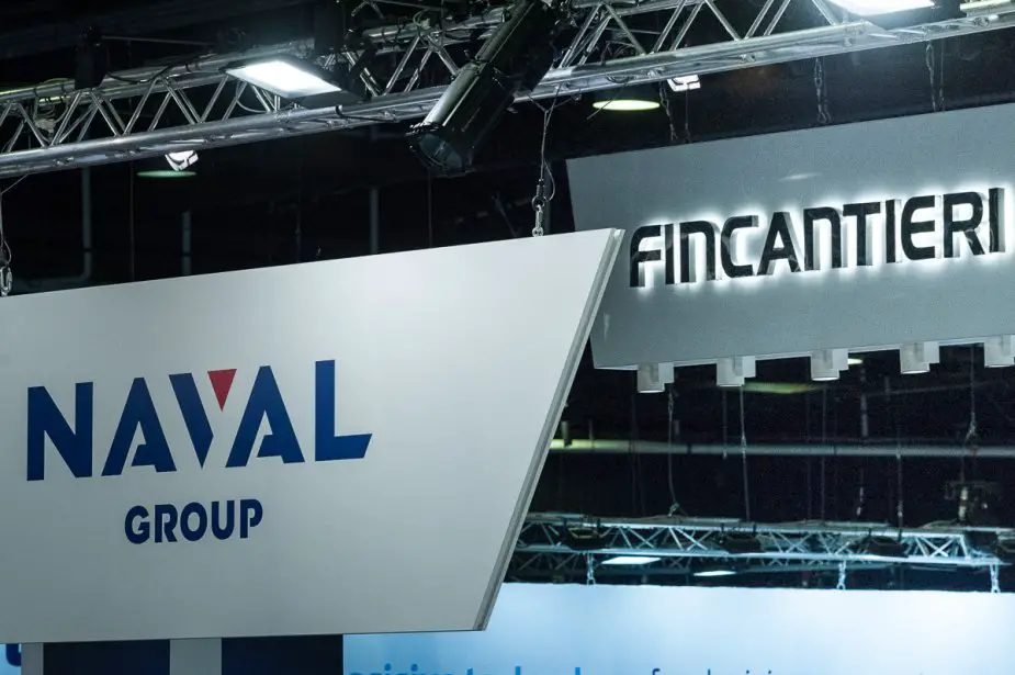 stands Fincantieri et Naval Group copyright Naval Group