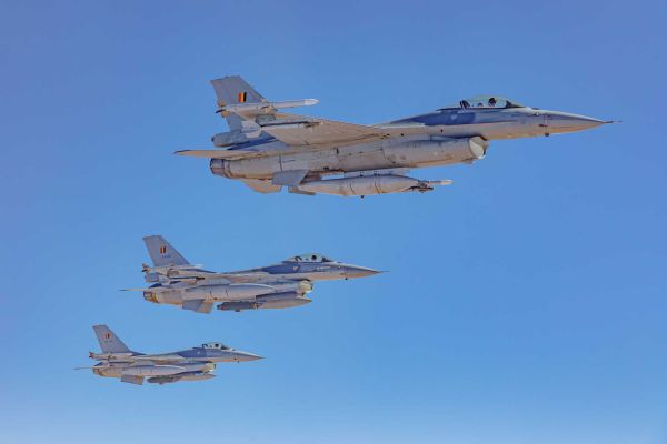 Belgium will accelerate the transfer of its first three operational F-16s to Ukraine by the end of 2026 to strengthen Kyiv’s capacity to intercept intensifying Russian drone and missile attacks while also supplying urgently needed F-16 ammunition. (Picture source: Belgian Air Force)