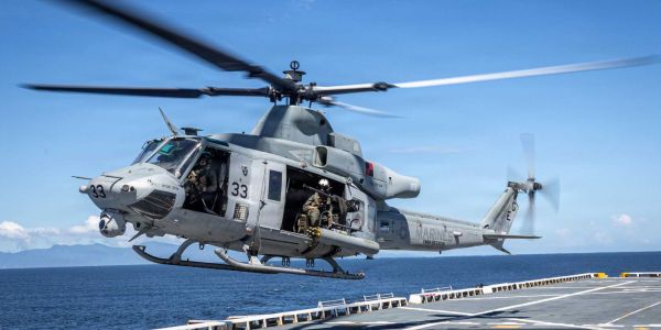 UH-1Y Venom Super Huey medium range utility transport helicopter United States