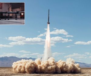 Castelion’s Blackbeard hypersonic strike missile during a flight test as the company prepares to expand production for U.S. military requirements. (Picture source: Castelion)