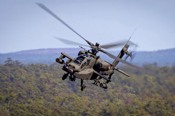 Australia’s first AH-64E Apache live-fire exercise marked a major step toward an operational, networked attack aviation capability for Indo-Pacific missions (Picture Source: Australian Department of Defence)
