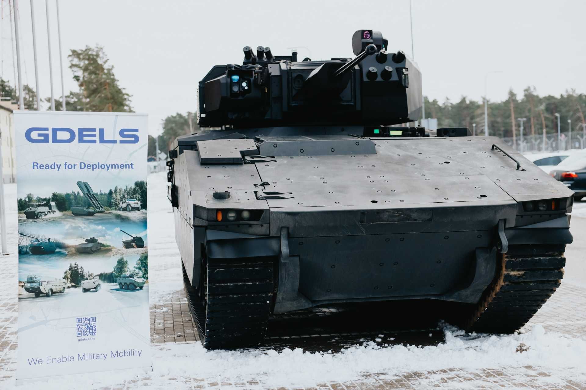 Latvian soldiers from the Mechanized Infantry Brigade selected the name Hunter, which the Ministry notes is linked to Latvian mythology where the hunter symbolizes skill, adaptation, connection to the environment and survival in demanding conditions. (Picture source: Latvian MoD)