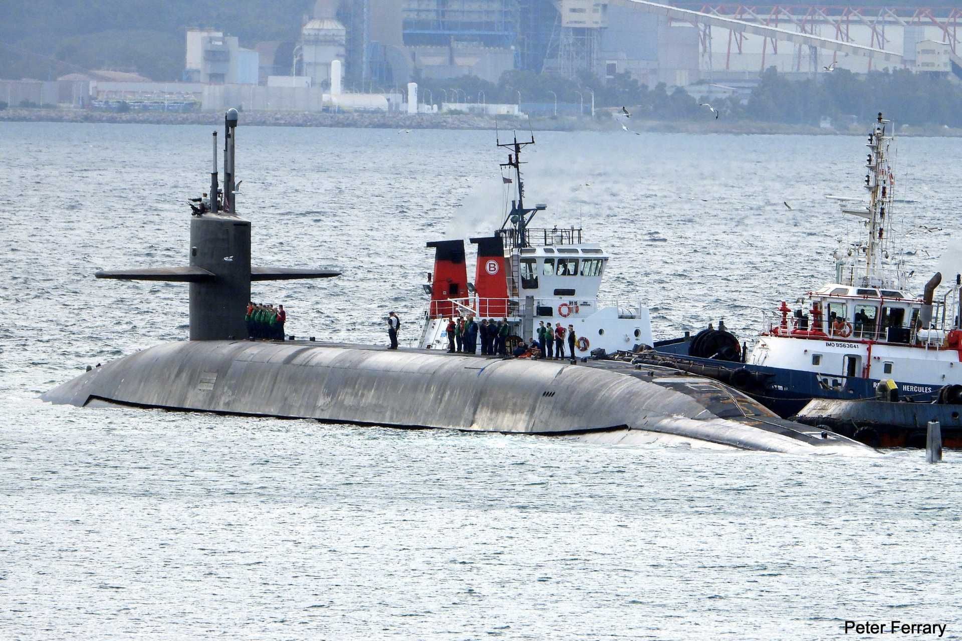 The arrival of the USS Alaska, a U.S nuclear ballistic missile submarine, in Gibraltar likely served as a visible strategic warning signal toward Iran, because submarines of this type are normally kept hidden at sea and rarely make public port calls. (Picture source: X/Peter Ferrary)