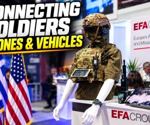 EFA Group Business Development Director Thanos Ioannidis discusses AI-enabled command systems and private 5G connectivity during an Army Recognition interview at AUSA 2026 in Washington, D.C.