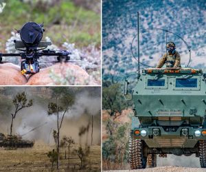 During Exercise Pozieres Run 2026, the Australian Army made small drones directly in a field facility, transported a HIMARS missile launcher by C-130 into the field, and deployed the new AS9 Huntsman howitzer in a live exercise for the first time. (Picture source: Australian MoD)