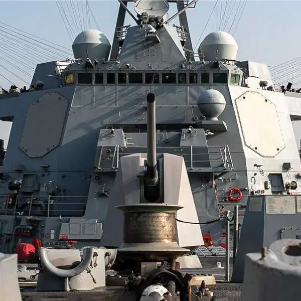The U.S. Navy's AN/SLQ-32(V)6 SEWIP Block 2 electronic-warfare system strengthens the ability of American warships to detect and identify hostile radar emissions associated with anti-ship missile threats. Lockheed Martin has received a nearly $209 million contract modification to continue production of the system through September 2029. (Picture source: U.S. Navy)