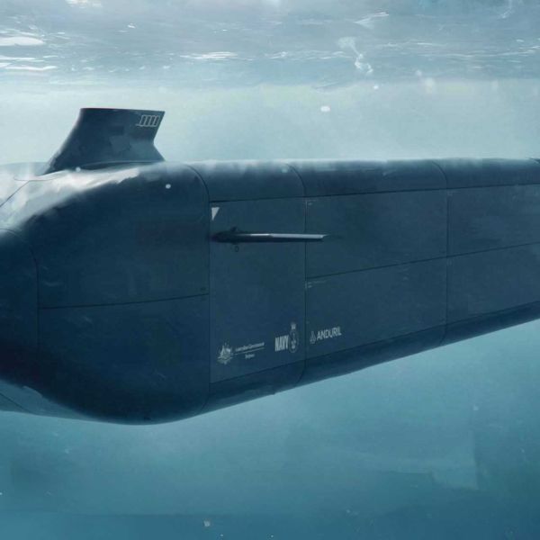 Australia's Ghost Shark underwater drones could now lay mines to block enemy ships, launch kamikaze drones to target their sensors and communications, and resupply special forces near hostile coastlines. (Picture source: Australian MoD)