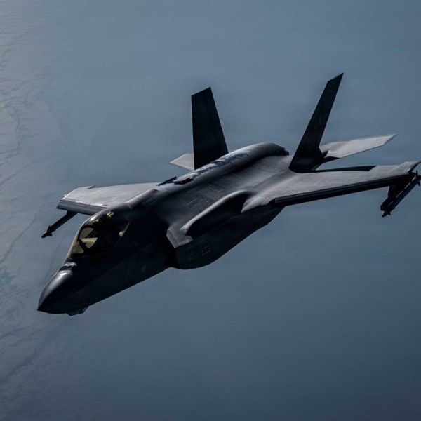 U.S. Air Force F-35A patrols regional waters as CENTCOM enforces Iran blockade, with 92 commercial vessels redirected, three disabled and two boarded as of September 6, 2026.