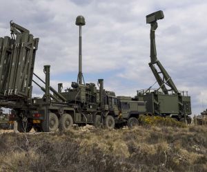 The proposed £10 billion Britannia Shield integrated air and missile defense network would protect military bases and critical infrastructure from missiles and drones by combining radar surveillance aircraft, ground-based interceptors, laser weapons, and counter-drone systems. (Picture source: UK MoD)