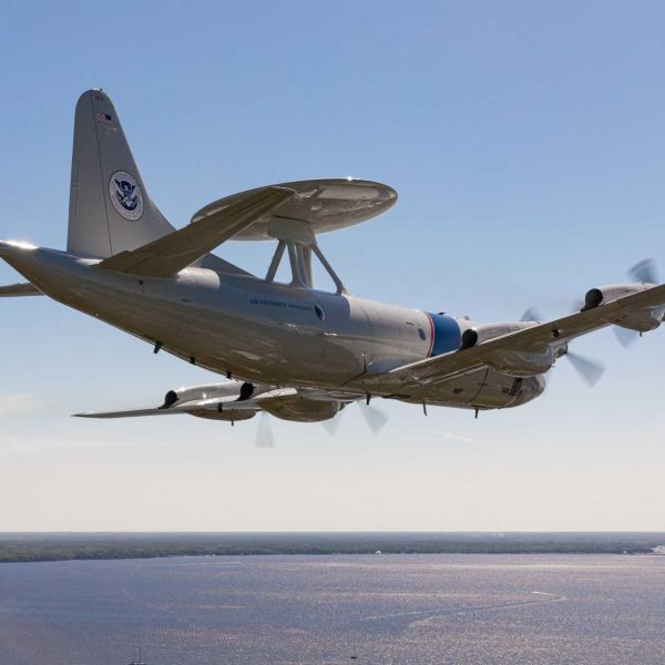 In 2008, the Customs and Border Protection (CBP) said its P-3 fleet had helped interdict more than 2 million lb (907,000 kg) of cocaine worth nearly $70 billion since the P-3 AEW's first flight in 1984. (Picture source: CBP AMO)