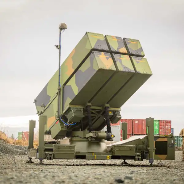 The NASAMS will occupy the medium-range portion of Belgium’s future layered air defense, primarily engaging fixed-wing aircraft, helicopters, cruise missiles, drones, and other air-breathing targets. (Picture source: Norwegian MoD)