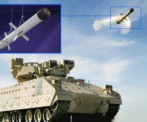 Leonardo DRS and Rafael USA are advancing a launcher upgrade that could enable U.S. Army Bradley fighting vehicles to fire SPIKE LR2 anti-tank missiles while retaining compatibility with existing TOW weapons (Picture Source: Leonardo DRS / Army Recognition Group)