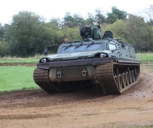 The Trackx was developed by Patria to replace aging M113s and MT-LBs with a tracked vehicle that retains the MT-LB's soft-ground mobility while carrying 12 soldiers across deep snow, swamps, and other terrain where heavier modern armored vehicles are less suitable. (Picture source: Army Recognition)