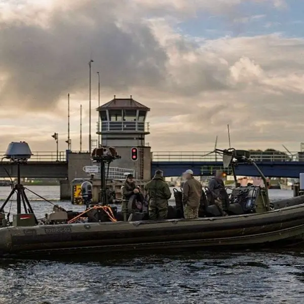 DroneShield’s DroneSentry-X Mk2 counter-drone system is shown deployed during NATO Exercise Bold Machina 25 in the Netherlands, demonstrating integrated detection and electronic defeat against unmanned aerial threats (Picture Source: DroneShield)