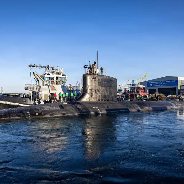 The USS North Dakota's availability period had originally been planned for about 33 months and was valued at roughly $347 million, but the interval from arrival at Portsmouth to formal completion reached 40 months, seven months longer than planned. (Picture source: US Navy)