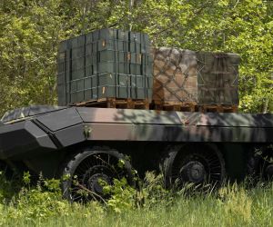 BLADE has secured a U.S. Army Project Sustainment award to advance its Dire WOLF autonomous logistics UGV for high-risk battlefield resupply missions (Picture Source: BLADE)