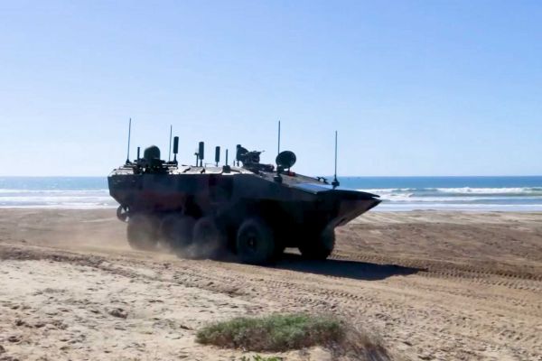 U.S. Marines demonstrate expeditionary combat capabilities with the new Amphibious Combat Vehicle (ACV) during the 250th Amphibious Capabilities Demonstration at Marine Corps Base Camp Pendleton, California. The exercise highlighted the Corps' modernization under Force Design 2030 and its ability to rapidly project combat power from sea to shore. (Picture source: U.S. Marine Corps)