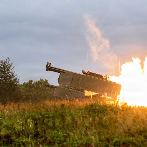 A U.S. Army M142 HIMARS assigned to 1-17 Long Range Fires Battalion, 3d Multi-Domain Task Force, fires during Exercise Orient Shield 26 at Yausubetsu Training Area, Hokkaido, Japan, on September 21, 2026. HIMARS complements Typhon and NMESIS within the expanding U.S. land-based strike arsenal, with its target options and reach determined by the ammunition carried. (Picture source: U.S. Department of War/Defense)
