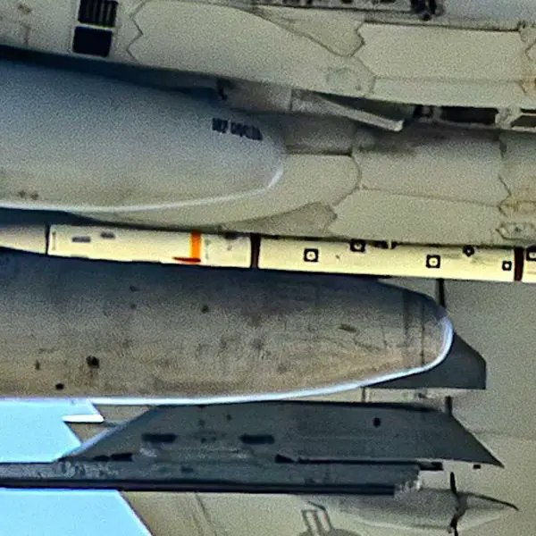 The AIM-260A Joint Advanced Tactical Missile (JATM) is the next U.S. beyond-visual-range air-to-air missile for the F-22, the F-35, and the Collaborative Combat Aircraft, with greater range and terminal energy than the AIM-120 AMRAAM while retaining a size compatible with internal weapons bays. (Picture source: Jonathan Tweedy via X/DefPost)