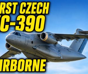 Czech Republic’s first Embraer KC-390 Millennium has completed its maiden flight in Brazil (Picture source: Czech Republic MoD)