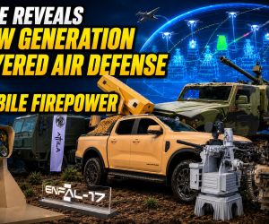 MKE used SAHA Expo 2026 to unveil a broad portfolio of layered air defense, rapid mobile artillery, naval munitions, and battlefield support systems designed around the operational demands of modern high-intensity warfare (Picture Source: Edited By Army Recognition Group)